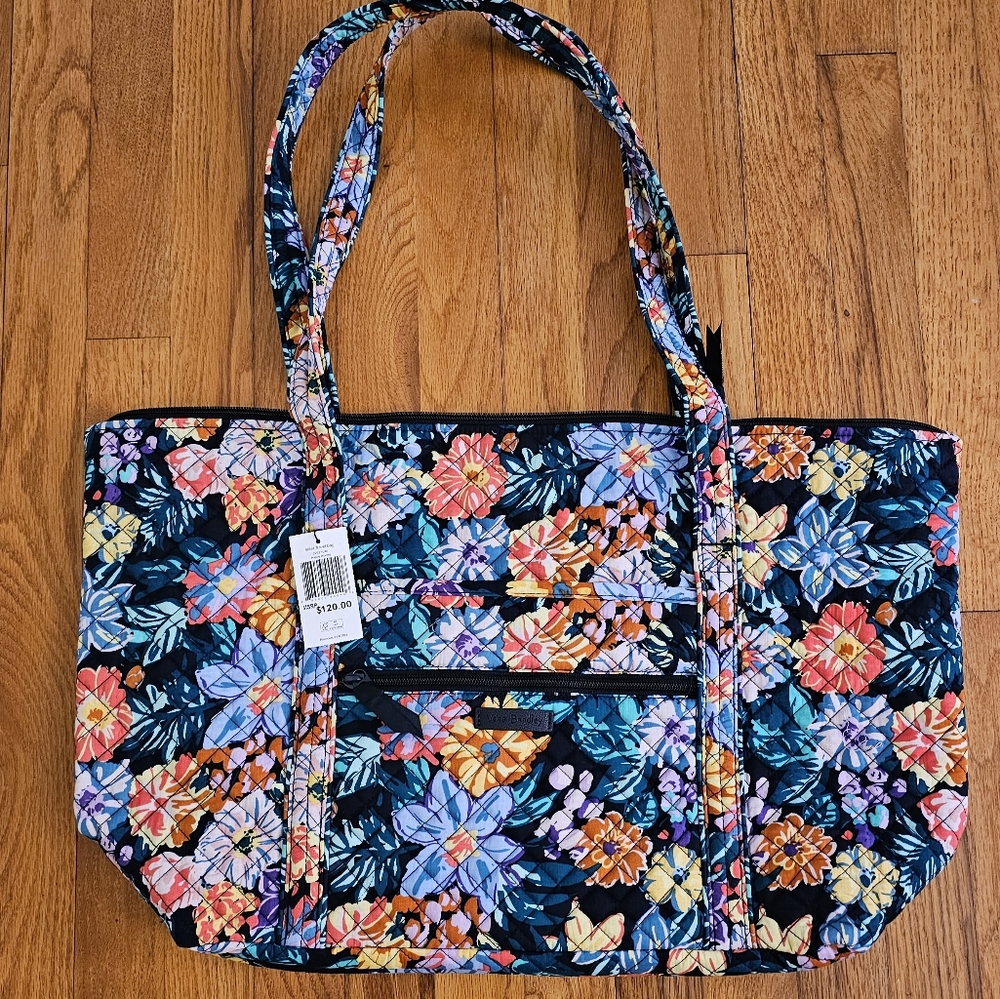 Vera Bradley- Miller Travel Tote- Happy Blooms